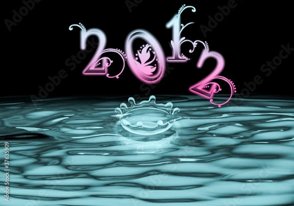 Obraz Happy new year 2012