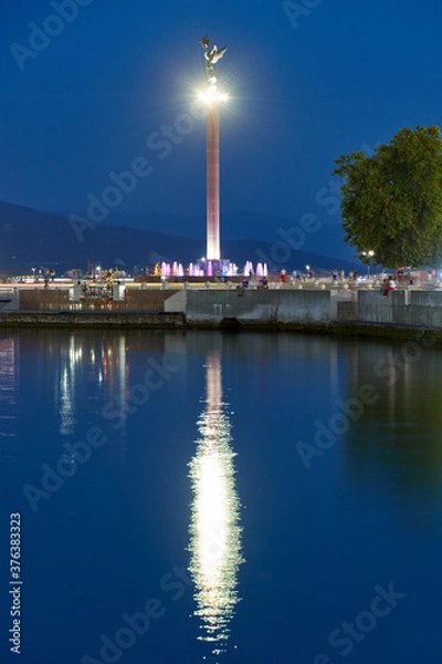Obraz lighthouse in the port