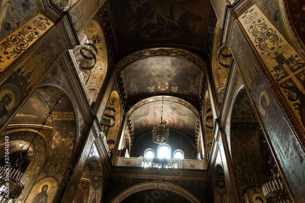 Fototapeta interior of church