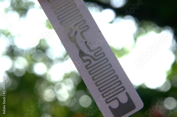 Fototapeta Semplice ma molto efficace dispositivo rfid.