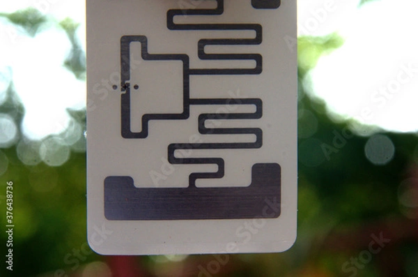 Fototapeta Semplice ma molto efficace dispositivo rfid.