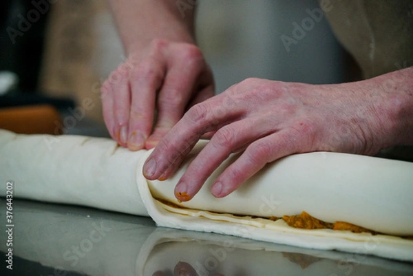 Obraz Making vegetable pastries