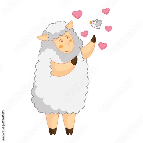 Fototapeta love sheep