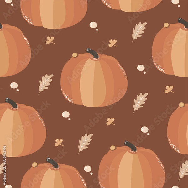 Obraz pattern pumpkin for halloween