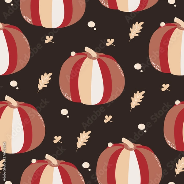 Obraz pattern pumpkin for halloween