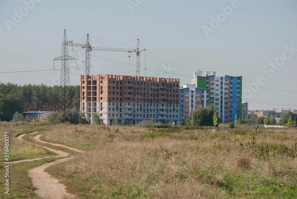 Obraz high voltage power station