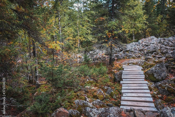 Obraz old stone stairs