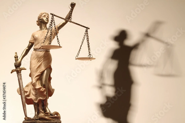 Obraz Sprawiedliwość jest ślepa (... a może nie)