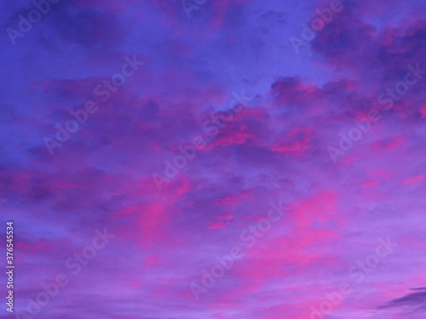 Obraz Pink clouds at sunrise