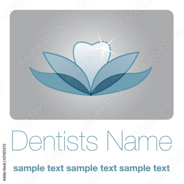 Fototapeta Zahnarzt Logo
