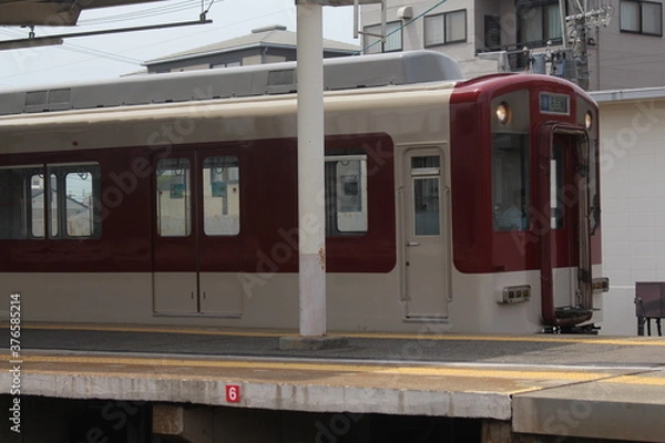 Fototapeta 近鉄名古屋線の通勤用車両