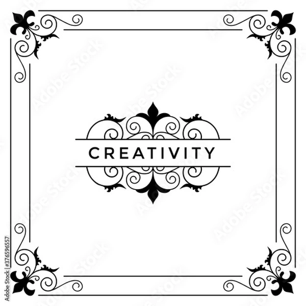 Fototapeta Ornament Greeting Card