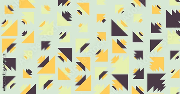 Fototapeta Abstract Color Halftone Dots generative art background illustration