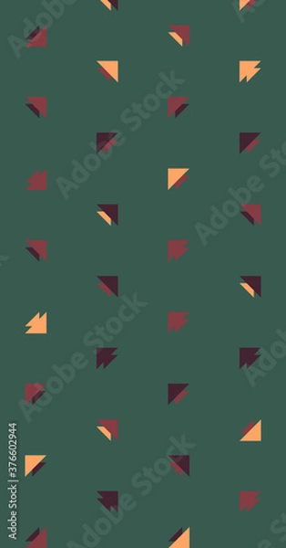 Fototapeta Abstract Color Halftone Dots generative art background illustration