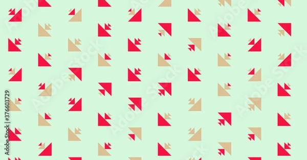 Fototapeta Abstract Color Halftone Dots generative art background illustration