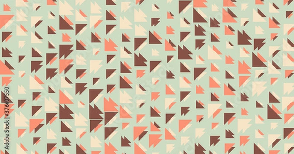 Obraz Abstract Color Halftone Dots generative art background illustration