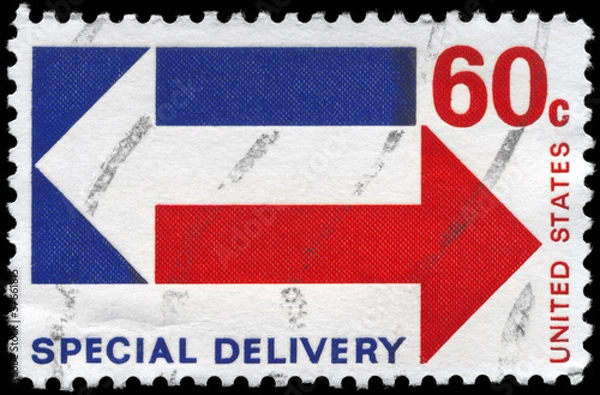 Obraz USA - CIRCA 1971 Arrows