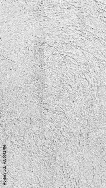 Fototapeta Vintage white old plaster wall background for graphic design or wallpaper Soft concrete floor pattern in retro concept