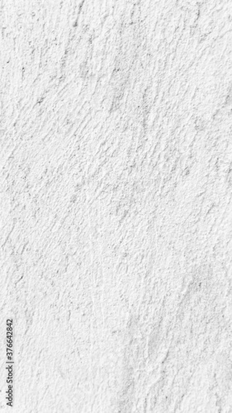 Fototapeta Vintage white old plaster wall background for graphic design or wallpaper Soft concrete floor pattern in retro concept