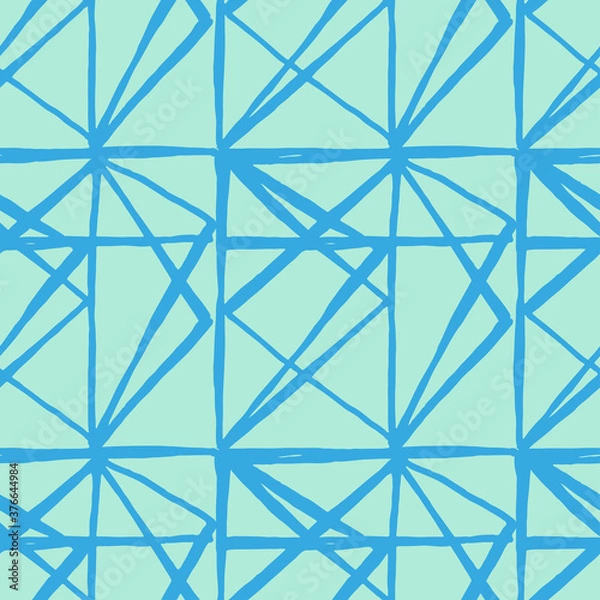 Fototapeta Abstract seamless hand drawn pattern