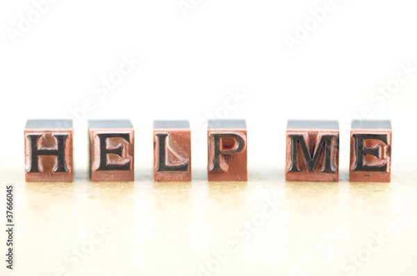 Fototapeta Help me