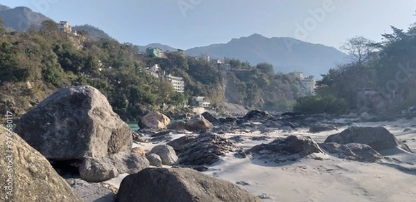 Obraz A day out in Rishikesh