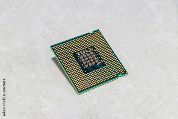 Fototapeta Close-up of CPU Chip Processor