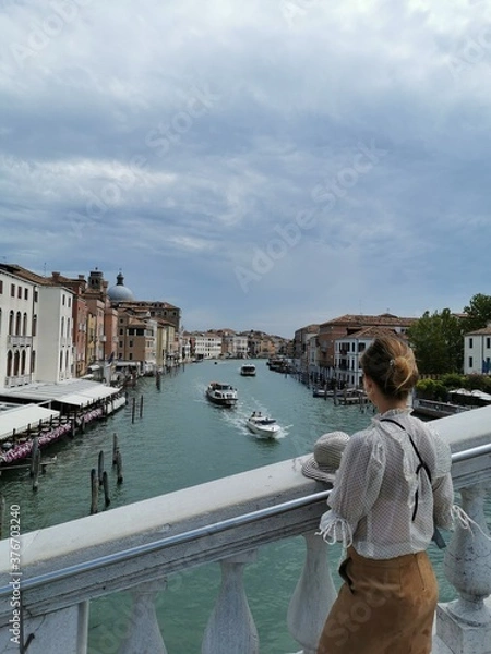 Obraz Ein schöner Anblick über Venedig 