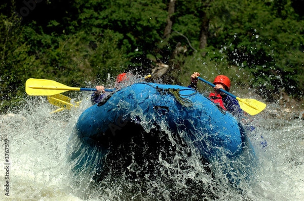 Obraz Rafting start!