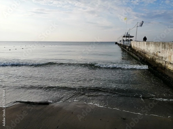 Obraz pier on the beach