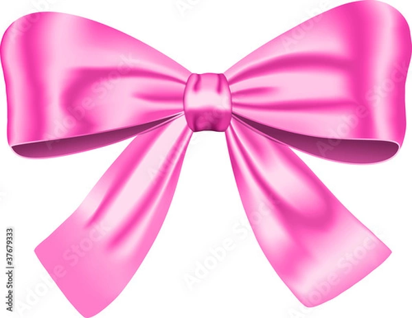 Obraz Pink gift bow