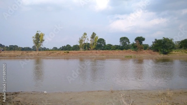 Obraz landscape with river