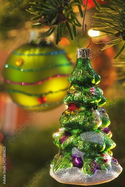 Obraz Weihnachtsbaum-Schmuck