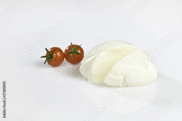 Fototapeta pomodori e mozzarelle