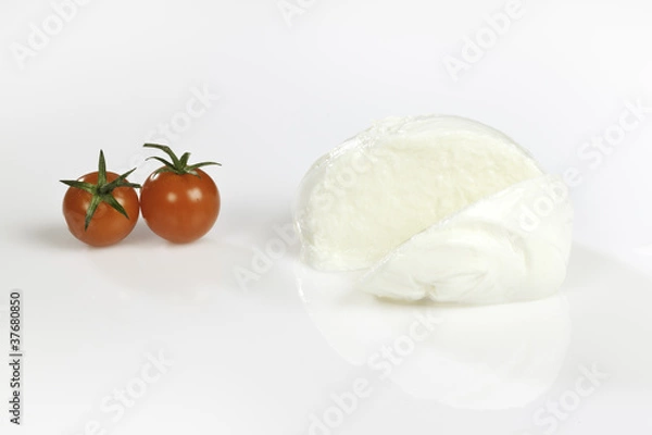 Fototapeta pomodori e mozzarelle