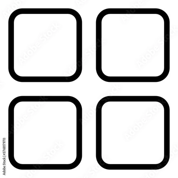 Fototapeta Essential line style icon. suitable for the needs of your creative project