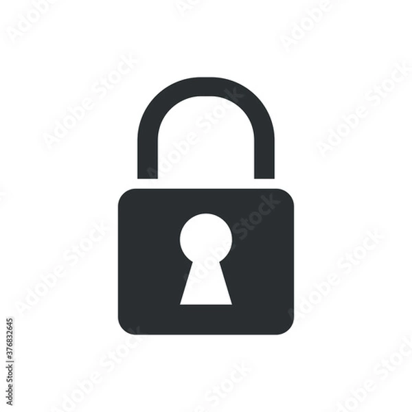 Fototapeta Padlock icon