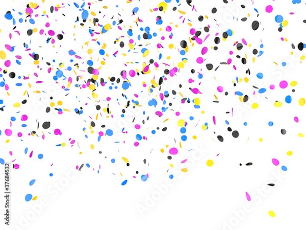 Obraz Confettis cmyk