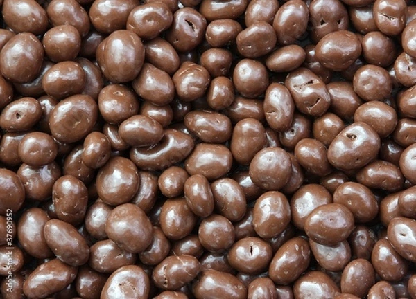 Obraz Chocolate covered raisins