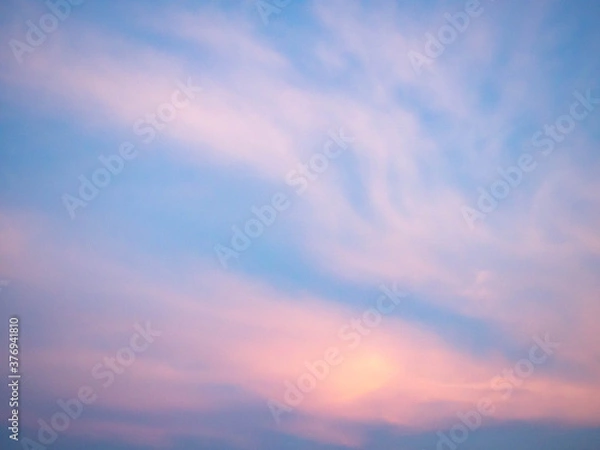 Obraz 夕陽に染まるマジックアワー