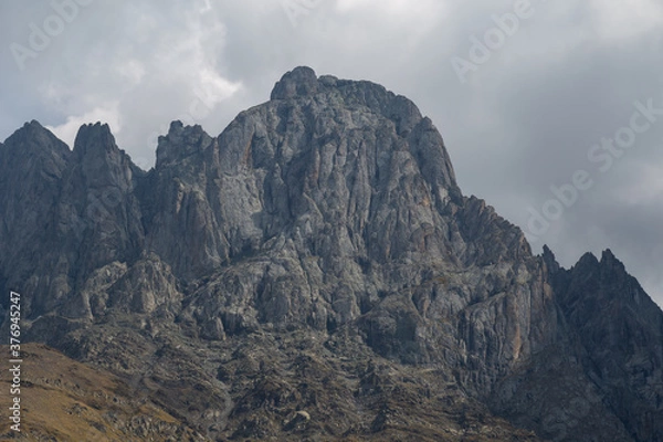 Obraz Trekking Caucasus - Chaukhi pass in the North of Georgia