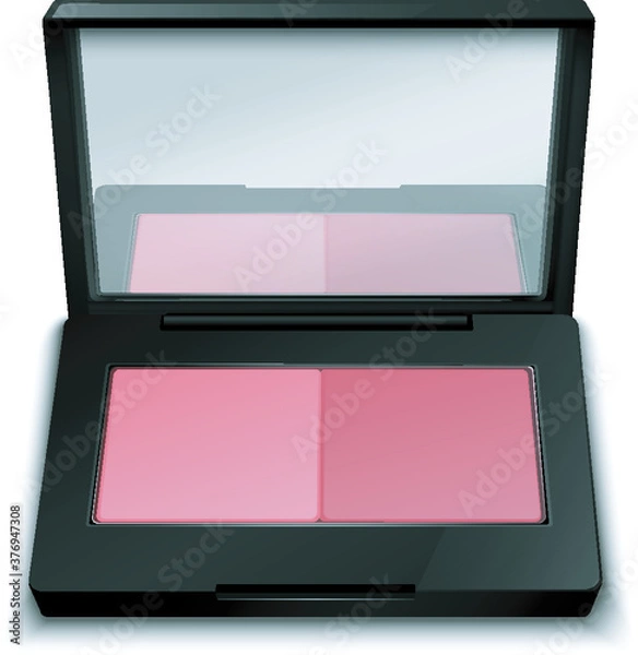 Obraz realistic illustration of cosmetics on background