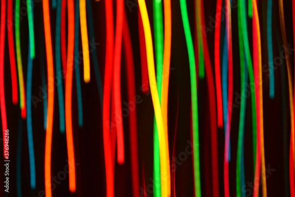 Obraz abstract colorful lines background with light streaks