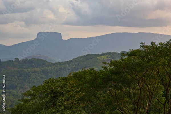 Obraz mountain landscape with clouds