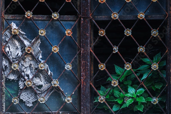 Obraz black leather texture