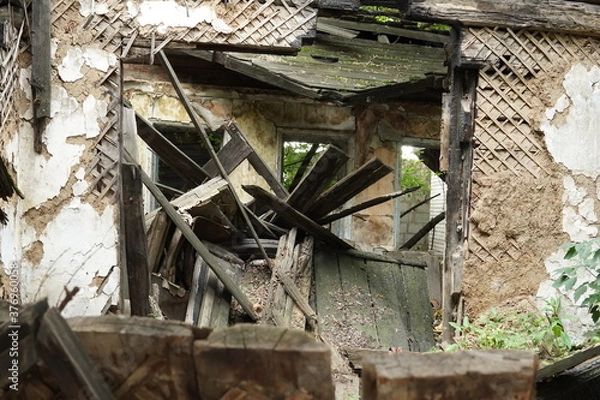 Obraz old abandoned house