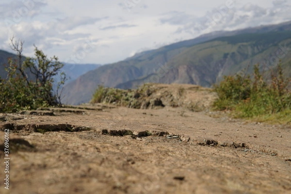 Obraz trail in the mountains
