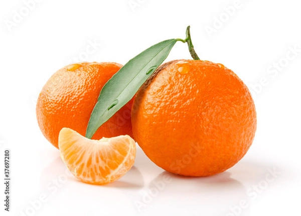 Fototapeta Fresh Tangerine Fruit