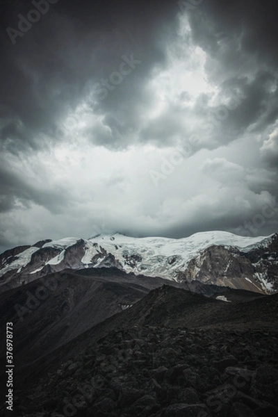 Fototapeta mountains in the snow