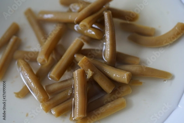 Obraz Green beans on a plate